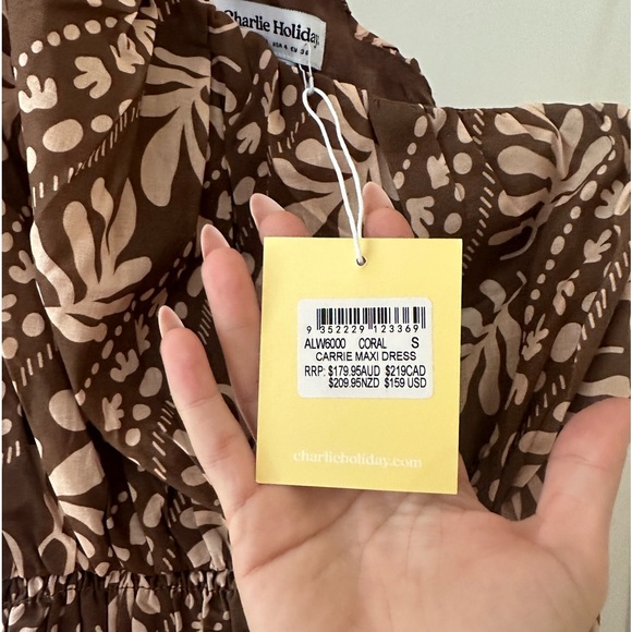 Charlie Holiday - One Shoulder Maxi - Size S NWT - Picture 6 of 10